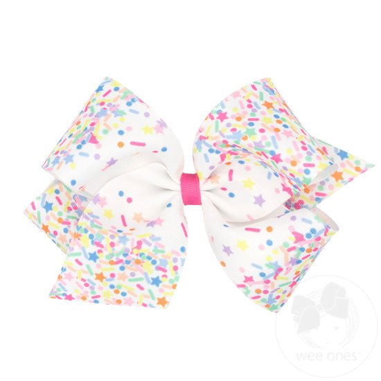 Wee Ones King Confetti Bow