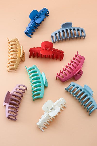 Large Matte Claw Hair Clips
