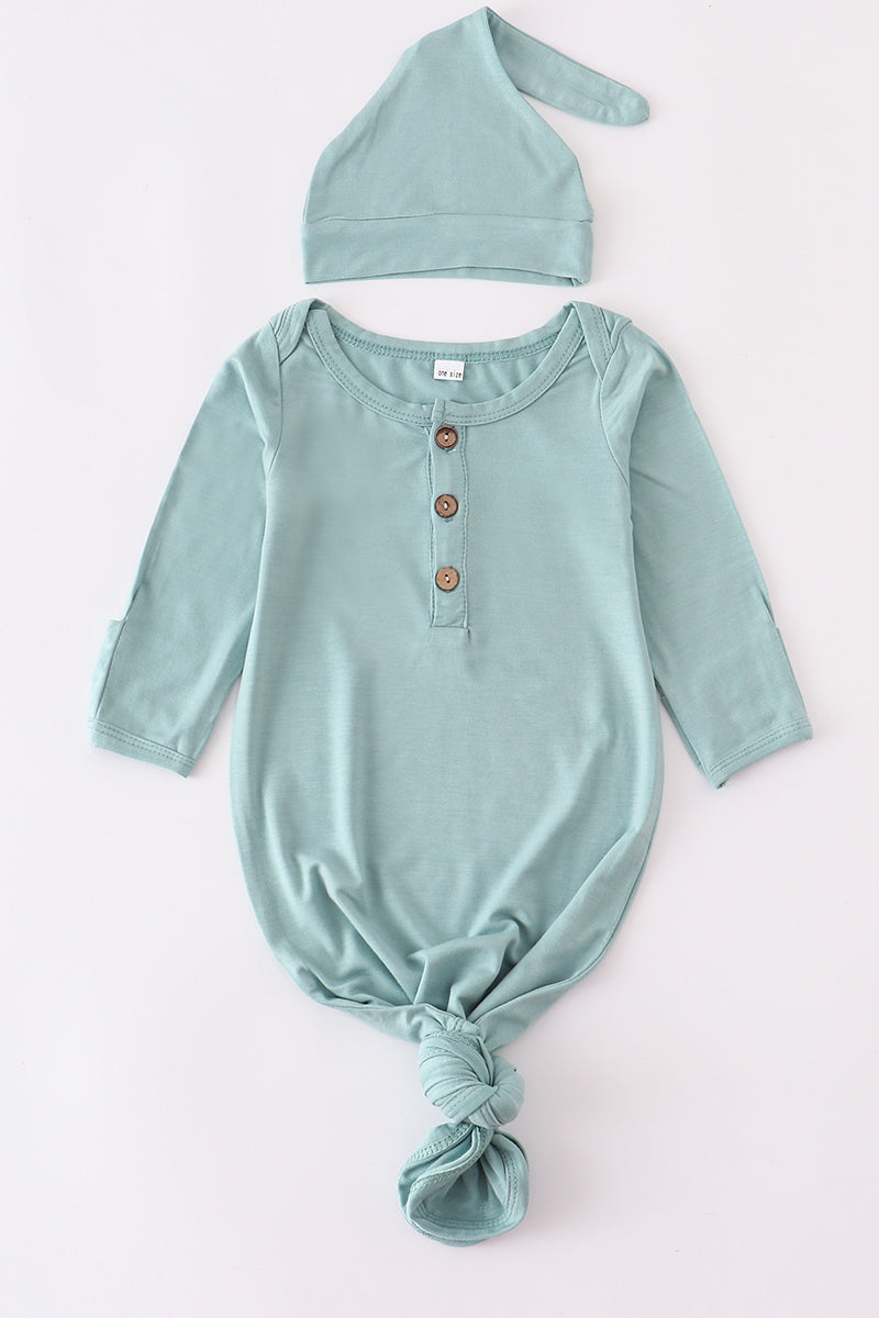 Boys Bamboo Baby Gown