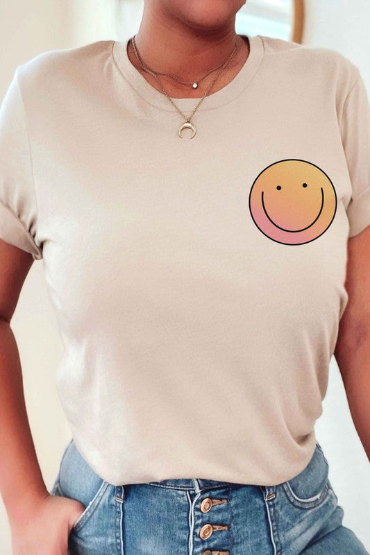 Do you what makes you happy tee--Tan Color