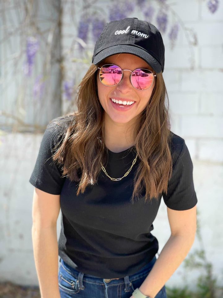 Black Cool Mom Cap