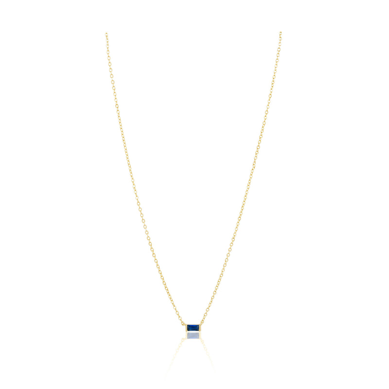 Sahira Jewelry Design - Willow Necklace- Sapphire