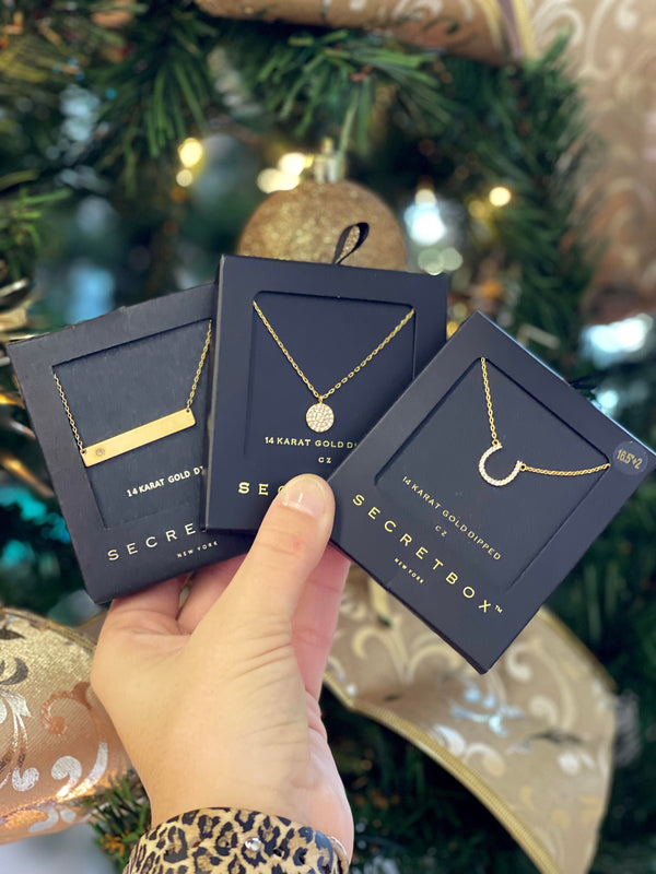 Secret Box 14K Dipped Necklaces