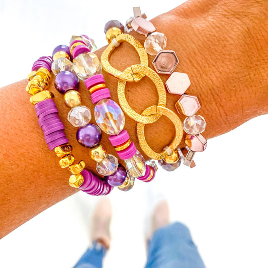 Savvy Bling - Lollipop Bracelet Stack