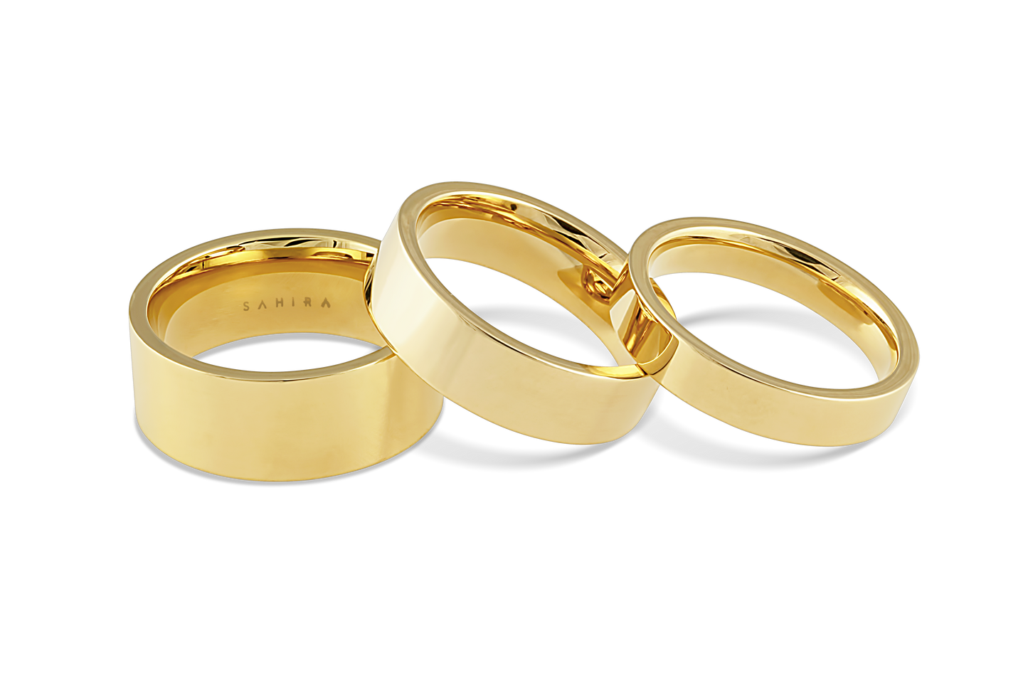 Sahira Jewelry Design - Flat Stackable Ring Set