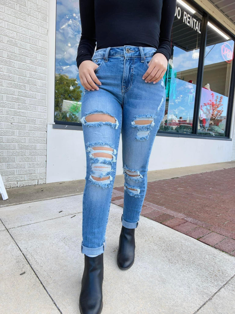 Allie Mid Rise Skinny Jean