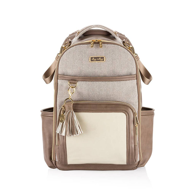 Itzy Ritzy - Vanilla Latte Boss Plus™ Backpack Diaper Bag