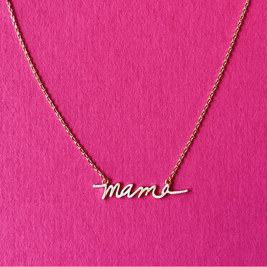 Ellison+Young - Mama Script Necklace