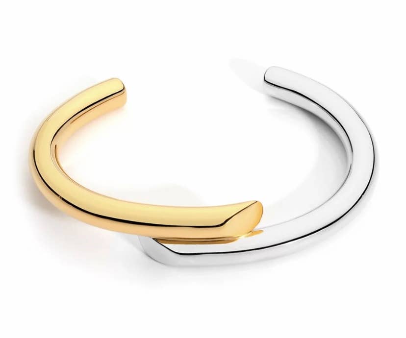 Sahira Jewelry Design - Helen Cuff - Two- Tone