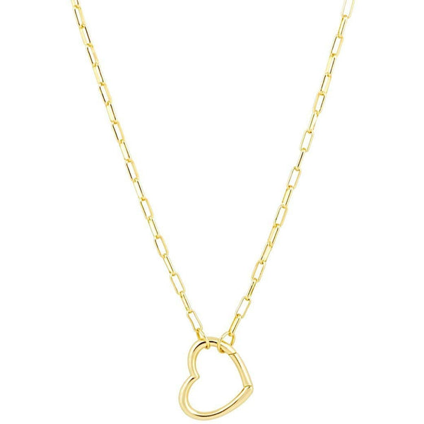 Sahira Jewelry Design - Brooke Open Heart Necklace