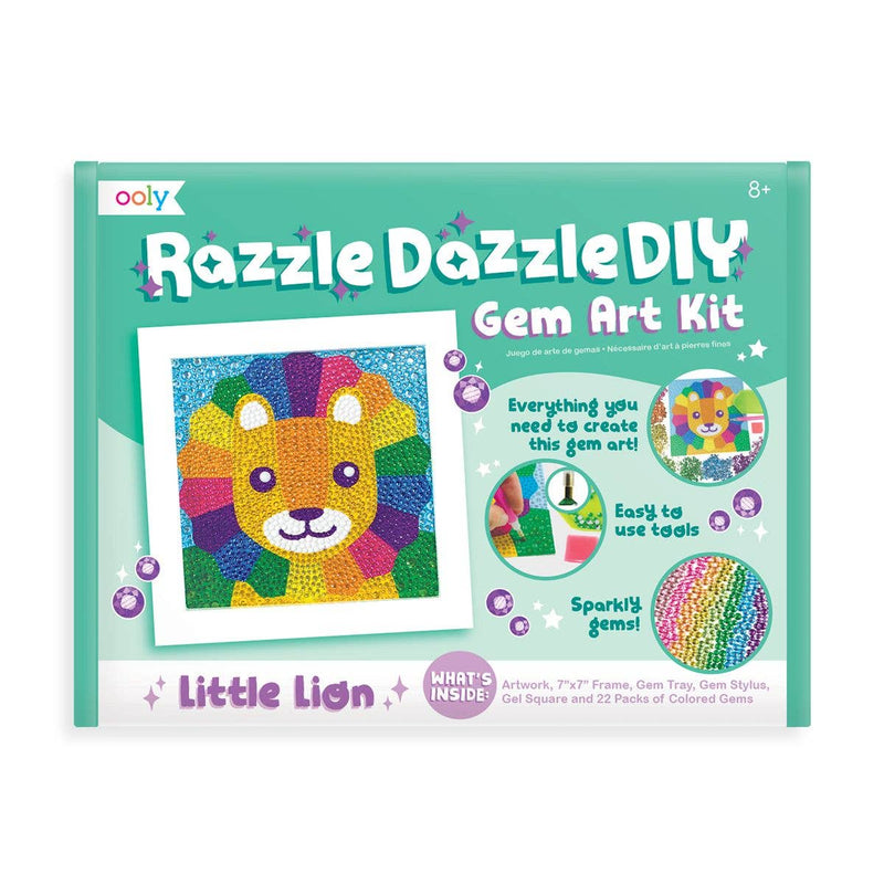 OOLY - Razzle Dazzle D.IY. Gem Art Kit: Lil' Lion