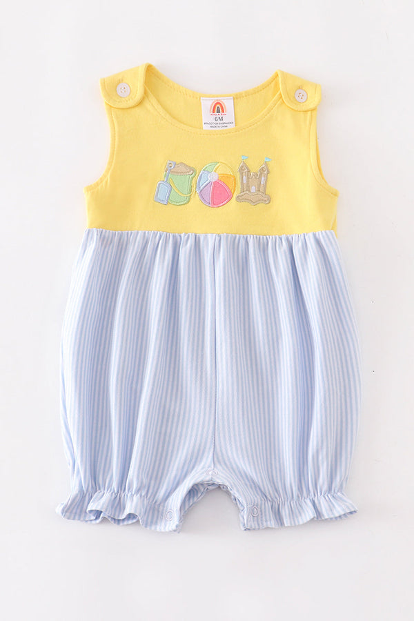 Girls Play Day At The Beach Romper