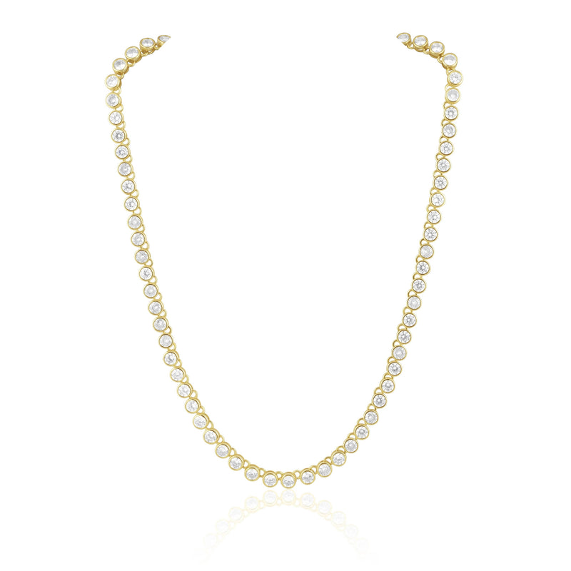 Sahira Jewelry Design - Bezel Tennis Necklace
