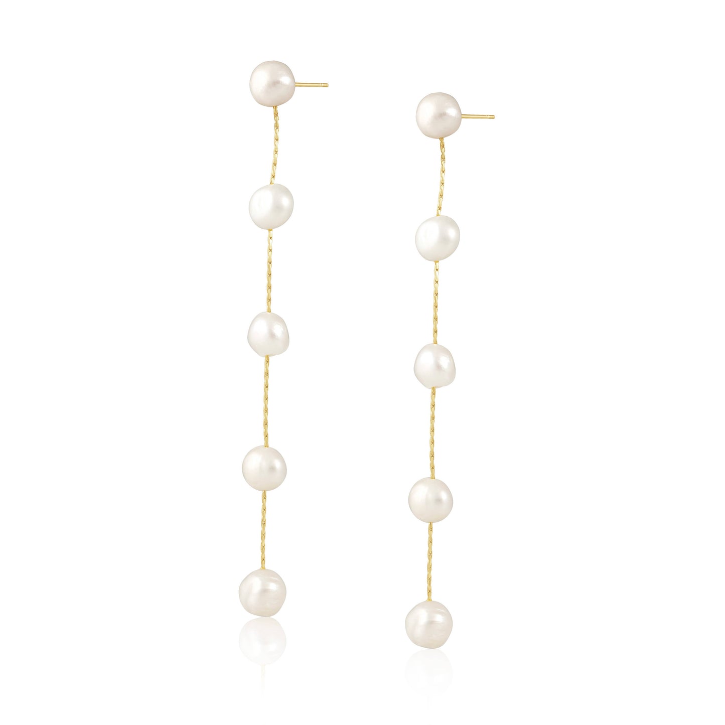 Sahira Jewelry Design - Valentina Pearl Drop Earrings