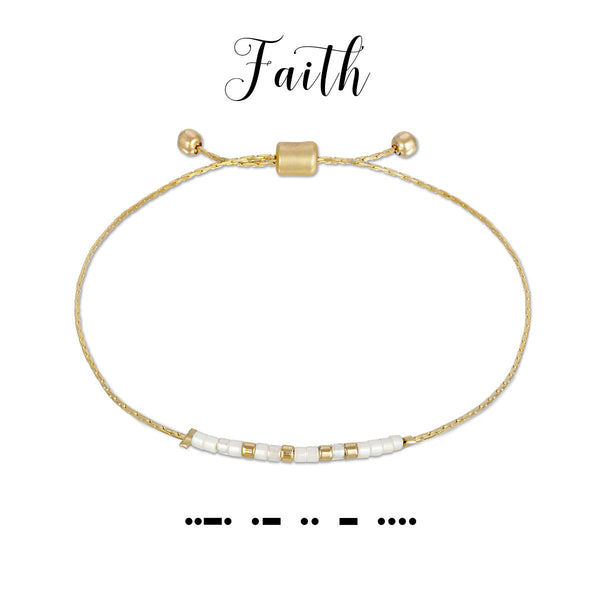 Faith Bracelet- Dot & Dash
