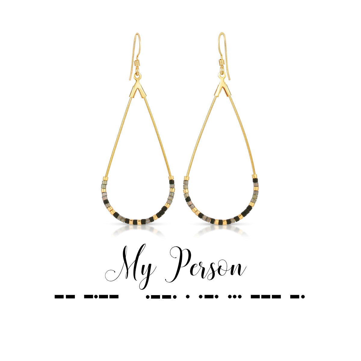 My Person Earrings - Dot & Dash