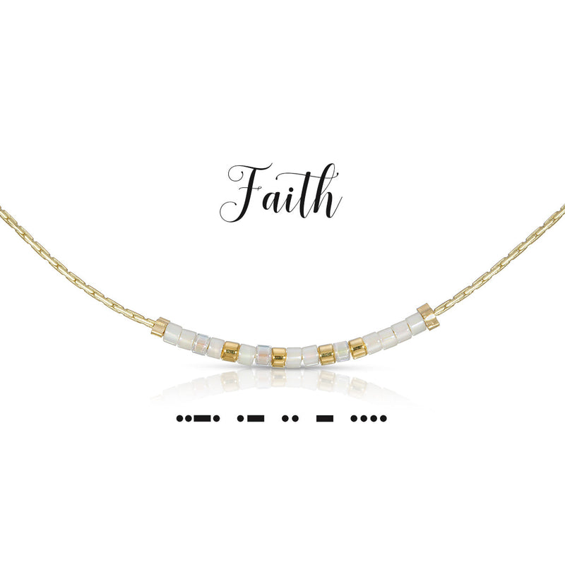 Faith Necklace- Dot & Dash