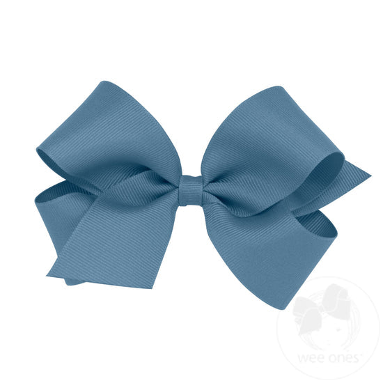 Wee Ones Medium Classic Grosgrain Girls Hair Bow