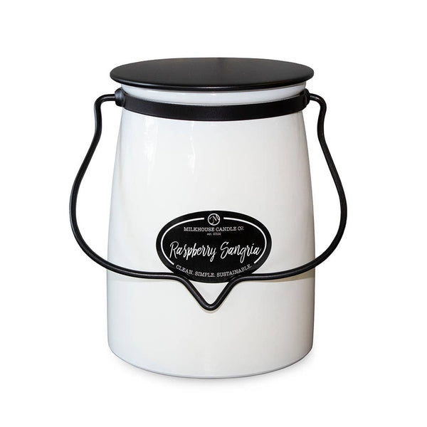 Milkhouse Candle Company - Butter Jar 22 oz: Raspberry Sangria