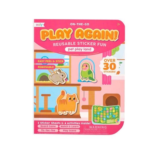 OOLY - Play Again! Mini On-The-Go Activity Kit - Pet Play Land