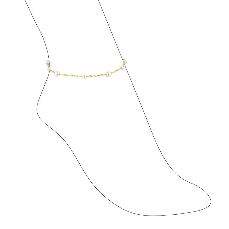 Sahira Jewelry Design - Kalani Pearl Anklet