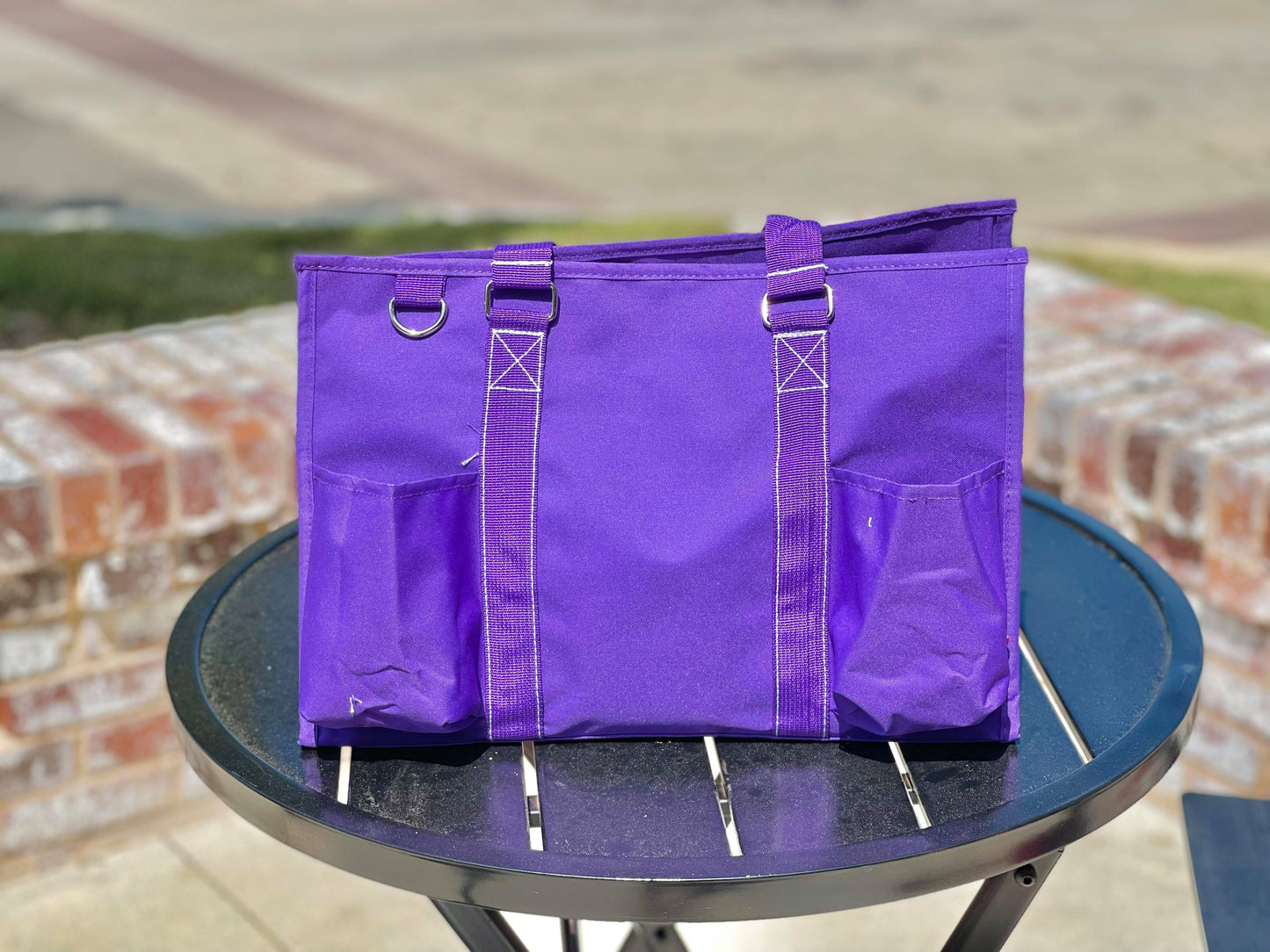Purple Compartment Bag
